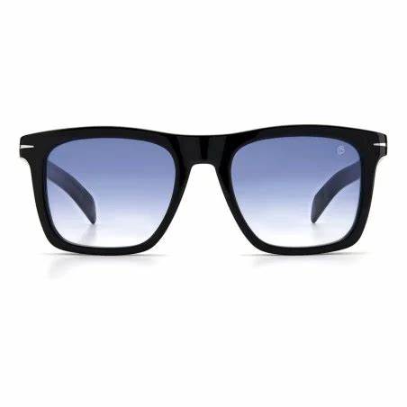 David Beckham DB 7000/S BSC/08 Sunglasses - Black Frame, Blue Lenses