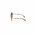 Omega OM0036 5556B Women's Butterfly Sunglasses - Taupe Havana Frame, Gradient Smoke Lenses