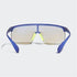 Adidas SP0005 91X Gafas de Sol Deportivas Unisex - Montura Azul Mate, Lentes Fotocromáticas Espejo Azul