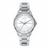 Reloj de acero inoxidable tono plateado para mujer Armani Exchange AX5256