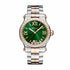 Chopard Happy Sport 36mm Quartz Women's Watch, Green Dial, Floating Diamonds