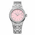 Maurice Lacroix AI1106-SS002-550-1 Women's Aikon Quartz 35mm Watch, Pink Dial, Stainless Steel Bracelet