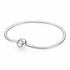 Pandora 590728-19 Moments Snake Chain Bracelet - Sterling Silver, 19cm