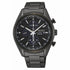 Seiko SSC773P1 Men's Solar Chronograph Watch, Black Dial, Stainless Steel Bracelet