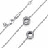 Pandora 393162C01-50 Pavé Circles Chain Necklace