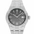 Maurice Lacroix AI6008-SS009-230-Q Men's Aikon Automatic 42mm Watch, Grey Dial, Stainless Steel Bracelet