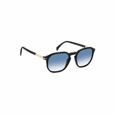 Occhiali da sole David Beckham DB 1115/S 807-08 52 - Montatura nera, lenti blu sfumate