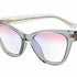 Chiara Ferragni CF 7019/BB KB7 Women's Blue-Light Blocking Glasses - Transparent Grey Frame