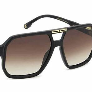 Carrera Victory C 01/S 003/86 Unisex Sonnenbrille - Mattes schwarzes Gestell, braune Verlaufsgläser