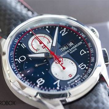 Baume & Mercier Clifton Shelby Cobra 10343 Cronografo automatico da uomo - Quadrante blu 44 mm, edizione limitata