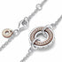 Pandora 582741C01-16 Signature Two-tone Logo & Pavé Chain Bracelet