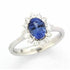 Recarlo R79CC001/ZB050-14 Women's Sapphire and Diamond Ring - 18K White Gold