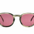 David Beckham DB 1007/S 2W8-4S 49 Men's Sunglasses - Grey Horn Frame, Green Lenses