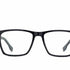 BOSS 1726/G/CS 807-M9 B 55 Occhiali da uomo con clip-on - Montatura nera, lenti clip-on polarizzate grigie