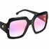 Carrera 3004/S 807-TE Women's Sunglasses - Black Frame, Multilayer Violet Lenses