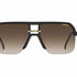 Carrera 1066/S 003-86 Occhiali da sole unisex - Montatura nera opaca, lenti sfumate marroni