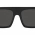 Burberry Micah BE4397U 3001/87 Unisex Sunglasses - Black Frame, Dark Gray Lenses