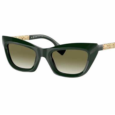 Burberry BE4409 4038/8E Women's Sunglasses - Green Frame, Green Gradient Lenses