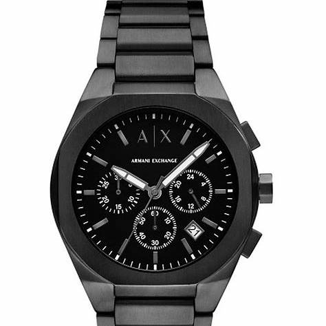 Armani Exchange AX4183 Men's Chronograph Black Stainless Steel Watch