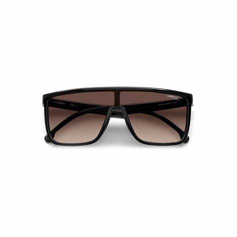 Carrera 8060/S 807/HA Unisex Sunglasses - Black Frame, Brown Gradient Lenses