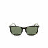 David Beckham DB 1076/S 45Z-O7 Sunglasses - Havana Silver Frame, Green Lenses