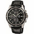 Casio Edifice EFR-526L-1AVUEF Herren-Chronograph mit schwarzem Lederarmband