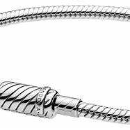 Pandora 590122C00-21 Moments Sliding Magnetic Clasp Snake Chain Bracelet - 21cm