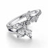 Pandora 193023C01-56 Sparkling Asymmetrical Herbarium Cluster Ring