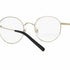 Dolce & Gabbana DG 1290 1305 50 Men's Eyeglasses - Matte Black and Pale Gold Metal Frame
