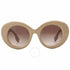 Burberry Margot BE4370U 3990/13 Women's Sunglasses - Beige Frame, Brown Gradient Lenses