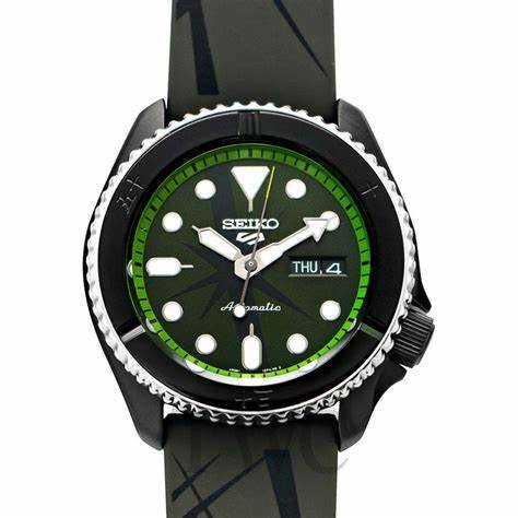 Seiko 5 Sports SRPH67K1 Men's Automatic Watch, Green Dial, Limited Edition