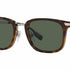 Burberry Peter BE4395 3002/71 Unisex Sunglasses - Havana Frame, Green Lenses