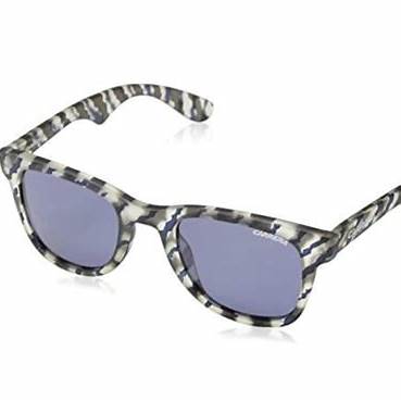 Carrera 6000 889-KU Unisex Sunglasses - Camouflage Frame, Blue Lenses, 50mm