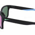 Nike Maverick RGE M DC3295 010 Unisex Rectangular Sunglasses – Matte Black Frame, Turquoise Mirror Lenses