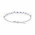 Pandora 591689C01-16 Freshwater Pearl Blue Cord Bracelet - Sterling Silver, 16 cm