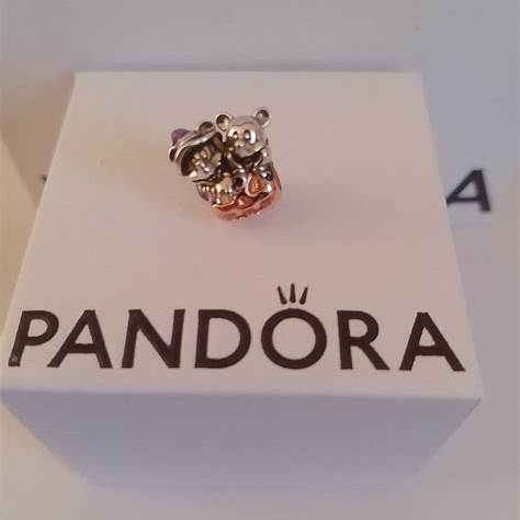 Pandora 782816C01 Disney Mickey & Minnie Halloween Pumpkin Charm - Two-Tone