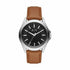 Reloj para hombre Armani Exchange AX2635 - Correa de cuero marrón, esfera negra