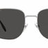 Burberry Drew BE3142 1005/87 Men's Sunglasses - Silver Frame, Dark Grey Lenses