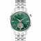 Bulova 96A318 Men's Automatic Watch - 38mm Stainless Steel Case, Gray Dial with Open Aperture, Brown Leather Strap
