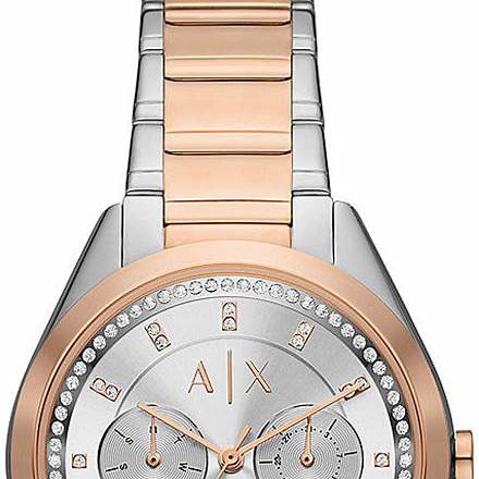 Armani Exchange AX5655 Women's Lady Giacomo Two-Tone Stainless Steel Watch