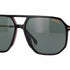 Carrera 324/S 807-QT Men's Sunglasses - Black Frame, Green Lenses