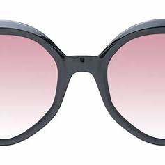 Ted Baker TB1698 51001 Women's Sunglasses - Black Frame, Pink Gradient Lenses