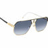 Carrera 1062/S 2M2-08 Unisex Sunglasses - Black/Gold Frame, Dark Blue Gradient Lenses