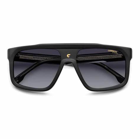 Carrera 1061/S 003-9O Unisex Sunglasses - Matte Black Frame, Dark Grey Gradient Lenses