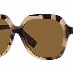 Burberry Joni BE4389 3501/73 Women's Sunglasses - Havana Frame, Brown Lenses