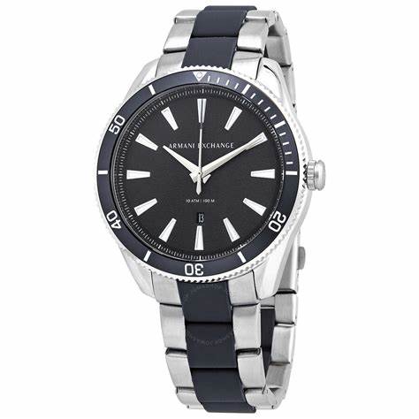 Armani Exchange AX1834 Men's Black Dial Stainless Steel Watch