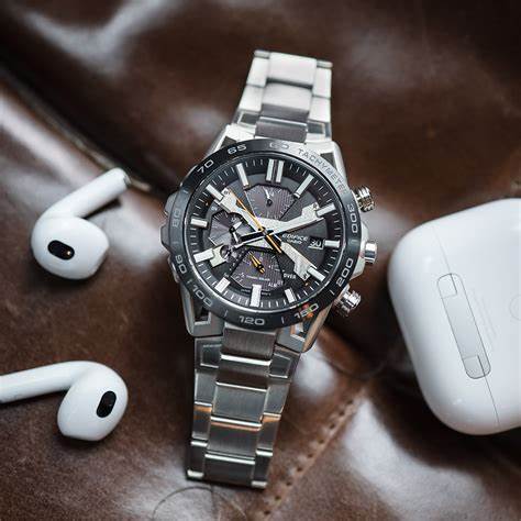 Casio Edifice EQB-2000DB-1AER Herren Bluetooth-fähige Solar-Chronographenuhr