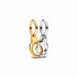 Pandora 763435C00 Openable & Splittable Handcuffs Dangle Charm - Two-Tone