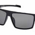 Adidas SP0083 02A Unisex Sunglasses - Matte Black Frame, Smoke Polarized Lenses