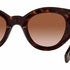 Burberry Meadow BE4390 3002/13 Women's Sunglasses - Dark Havana Frame, Brown Gradient Lenses